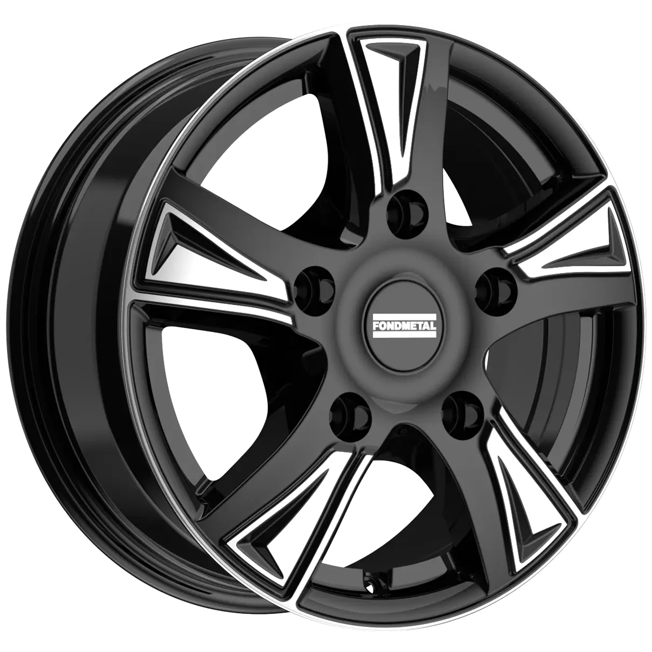 Glossy Black Machined